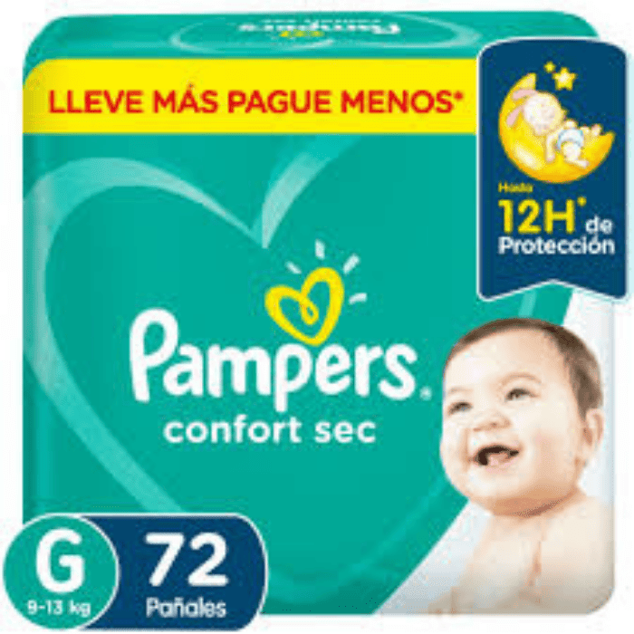 PAMPERS CONFORT SEC G X72