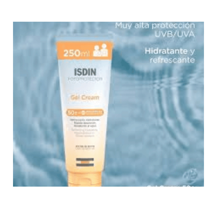 ISDIN FOTOPROTECTOR GEL CREAM 50 + 250 ML DET.