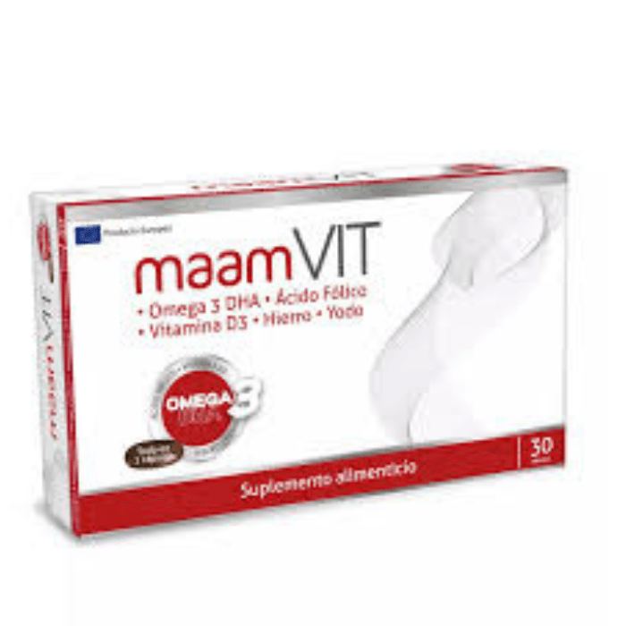 MAAM VIT SUPLEMENTO ALIMENTARIO EMBARAZO 30 CÁPSULAS