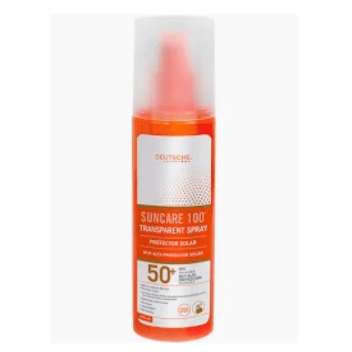 DEUTSCHE SUNCARE 100 TRANSPARENT SPRAY FPS 50+ 200 ML