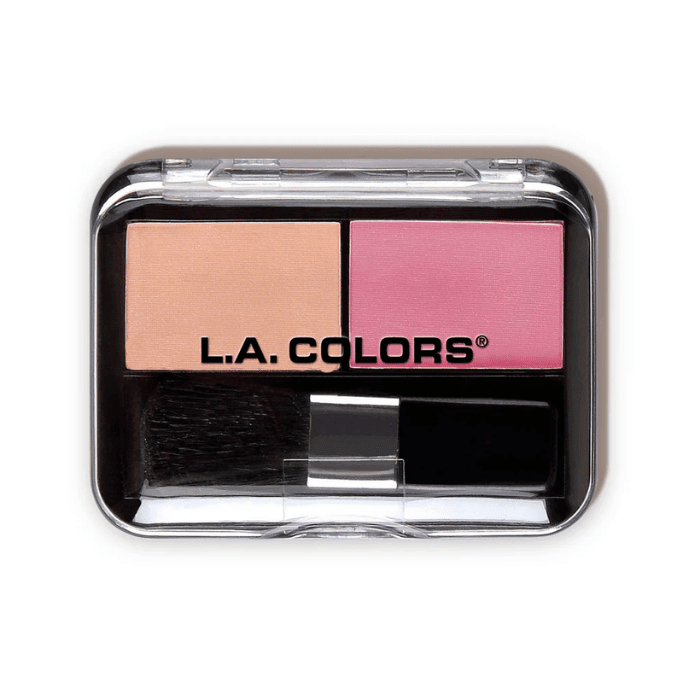 L. A. COLORS DUAL BLUSH BDB 393 MAUVEE