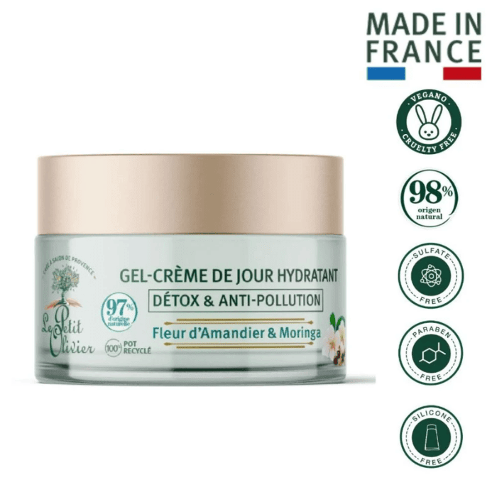 LE PETIT OLIVIER CREMA GEL DE DÍA DÉTOX ANTI-CONTAMINACIÓN 50 ML.