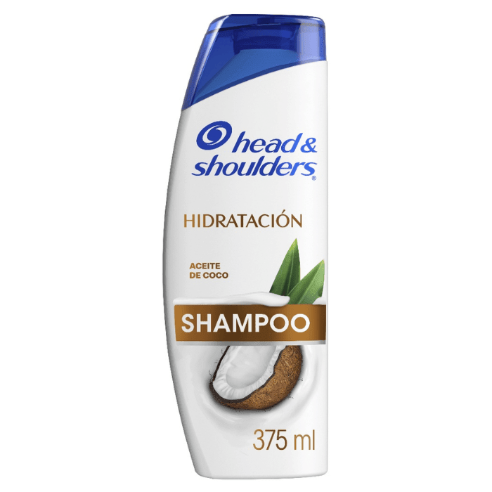 HEAD & SHOULDERS SHAMPOO COCONUT HIDRATACION 375ML
