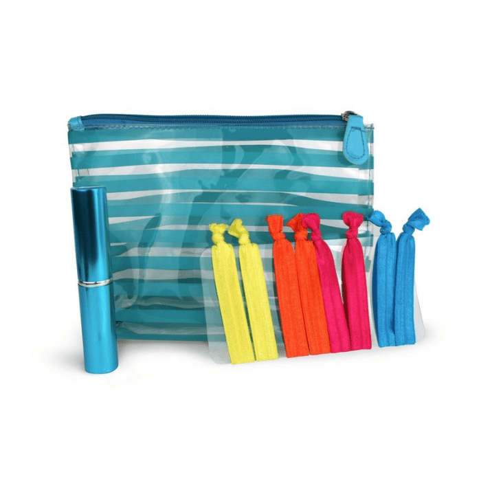 COSMETIQUERO CALIPSO + BROCHA RETRACTIL + 8 COLES