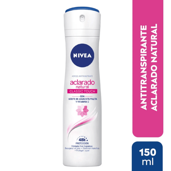 NIVEA DEO TONO NATURAL CLASSIC TOUCH SP 150 ML