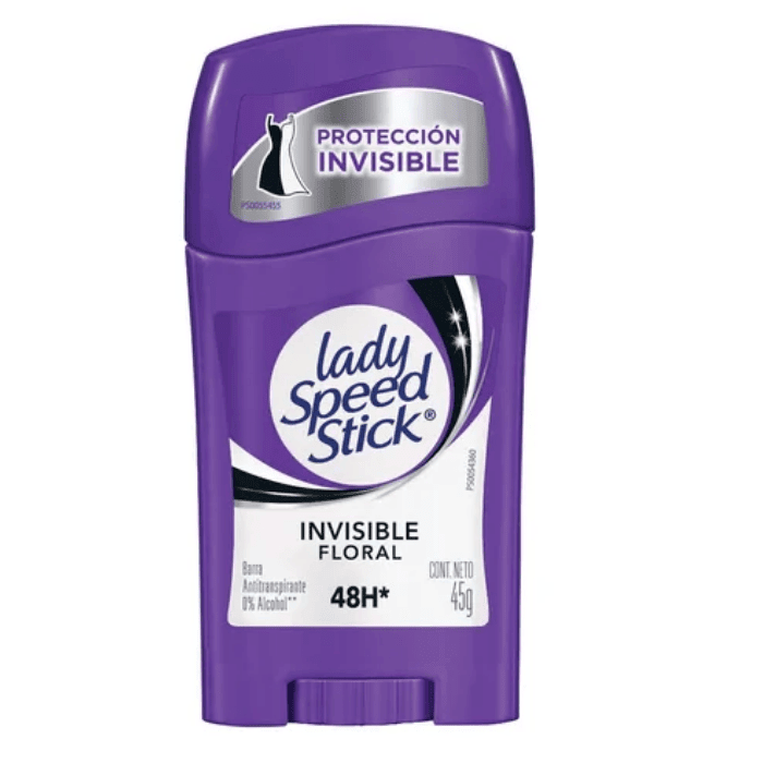 LADY SPEED STICK INVISIBLE FLORAL 45 GRS X2.