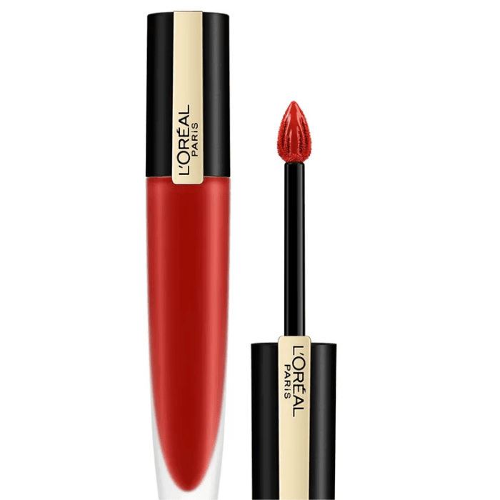 LOREAL LABIAL ROUGE SIGNATURE TONO I AM WORTH IT.