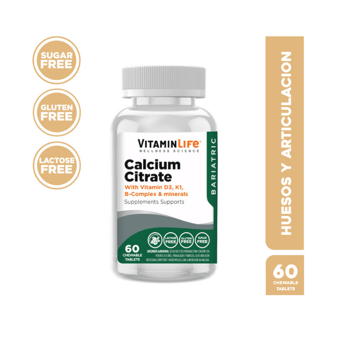 VITAMINLIFE CALCIUM BARIATRIC X60