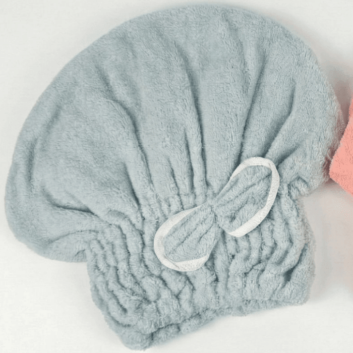 MISUCKA - FIBRA HAIR - DRYING CAP GRIS