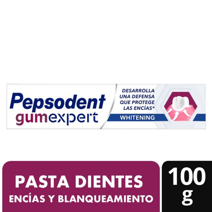 PEPSODENT PASTA DENTAL GUM EXPERT WHITENING 100 GRS DET.