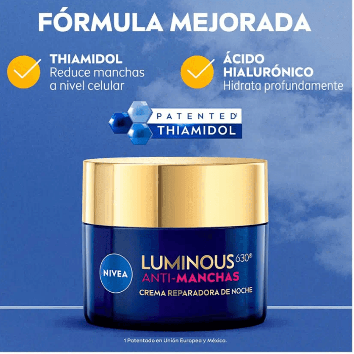 NIVEA CELLULAR LUMINOUS 630 ANTI MANCHAS CREMA REPARADORA DE NOCHE 50 ML DET.
