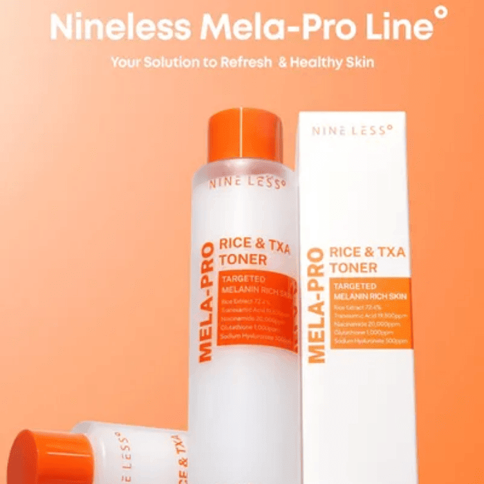 NINELESS MELA-PRO RICE & TXA TONER 200 ML.