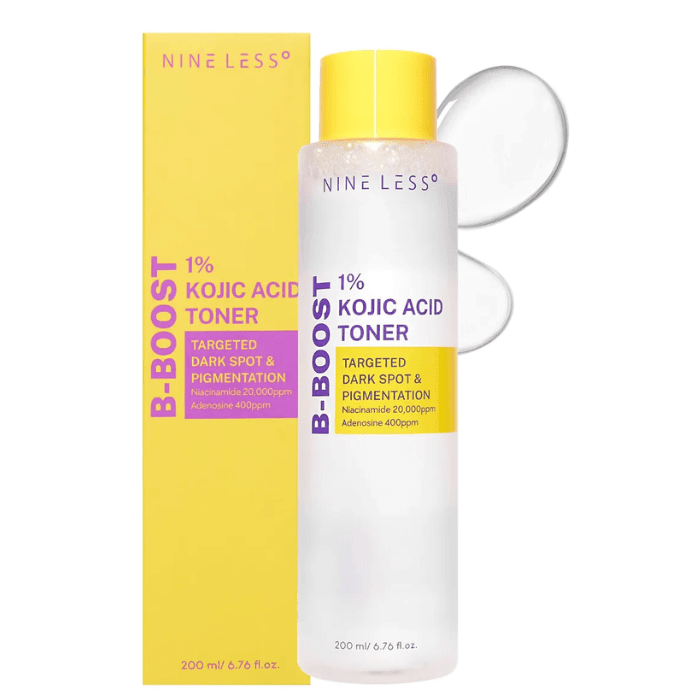 NINELESS B-BOOST TONER 1% KOJIC ACID 200 ML.