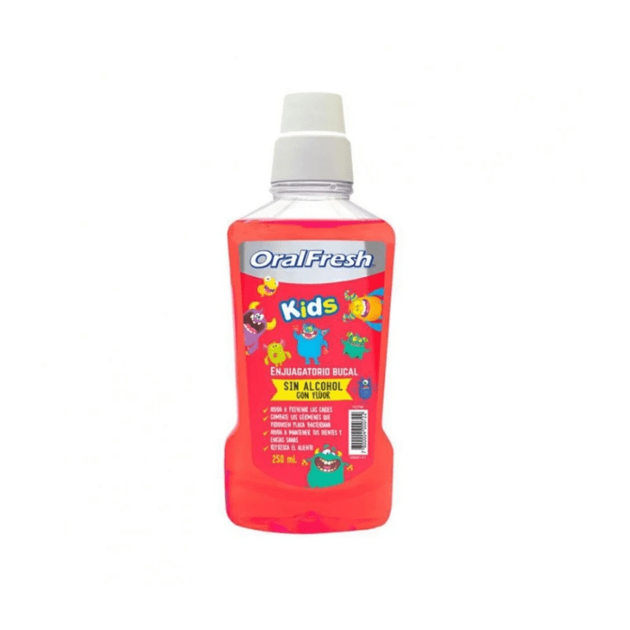 ORAL FRESH ENJUAGUE BUCAL KIDS 250 ML DET.