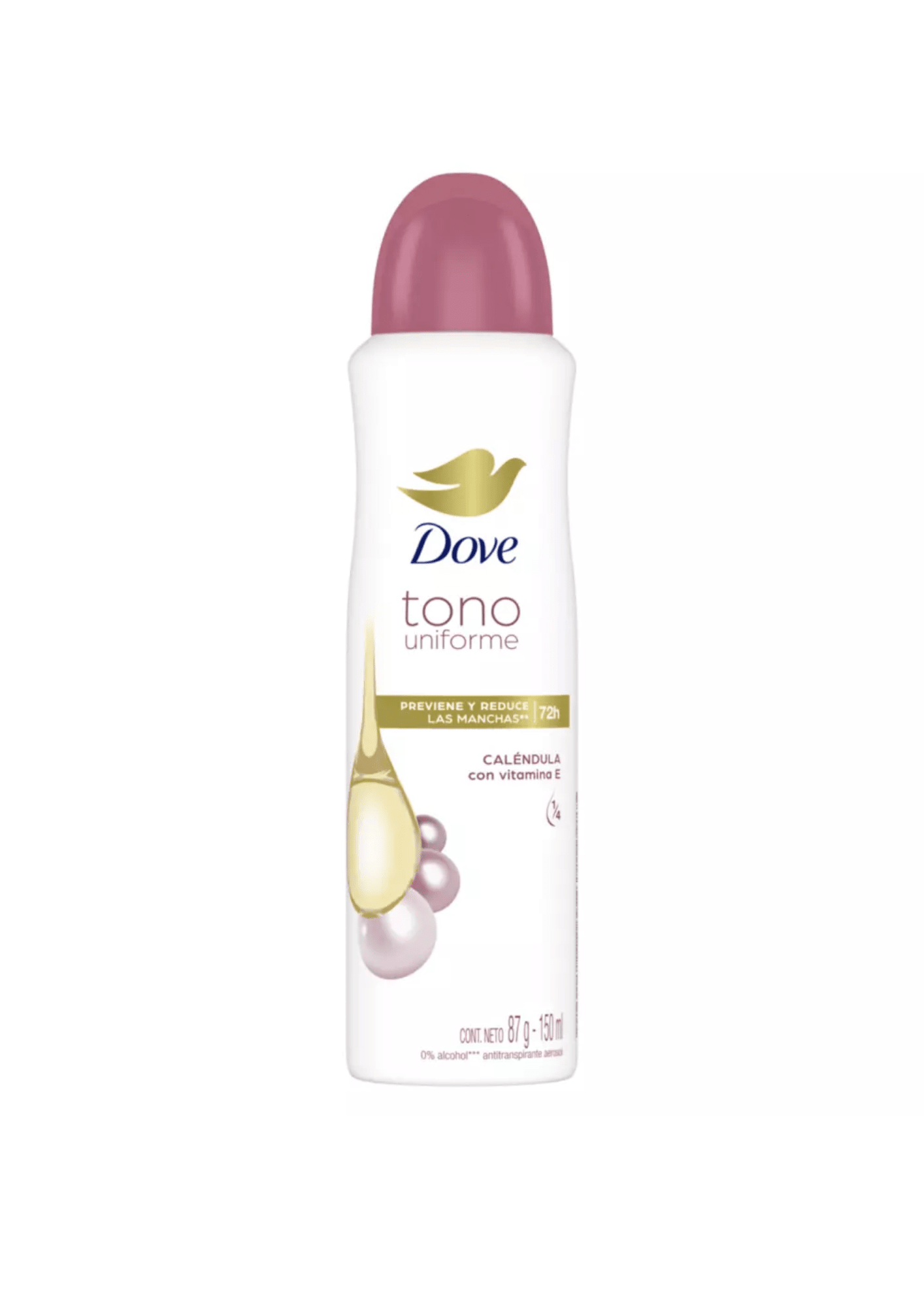 DOVE ANTITRASPIRANTE SPRAY ACLARANTE 150ML DET.
