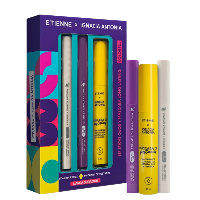 ETIENNE X IGNACIA ANTONIA SET DE OJOS JUST FUN COLORFUL.