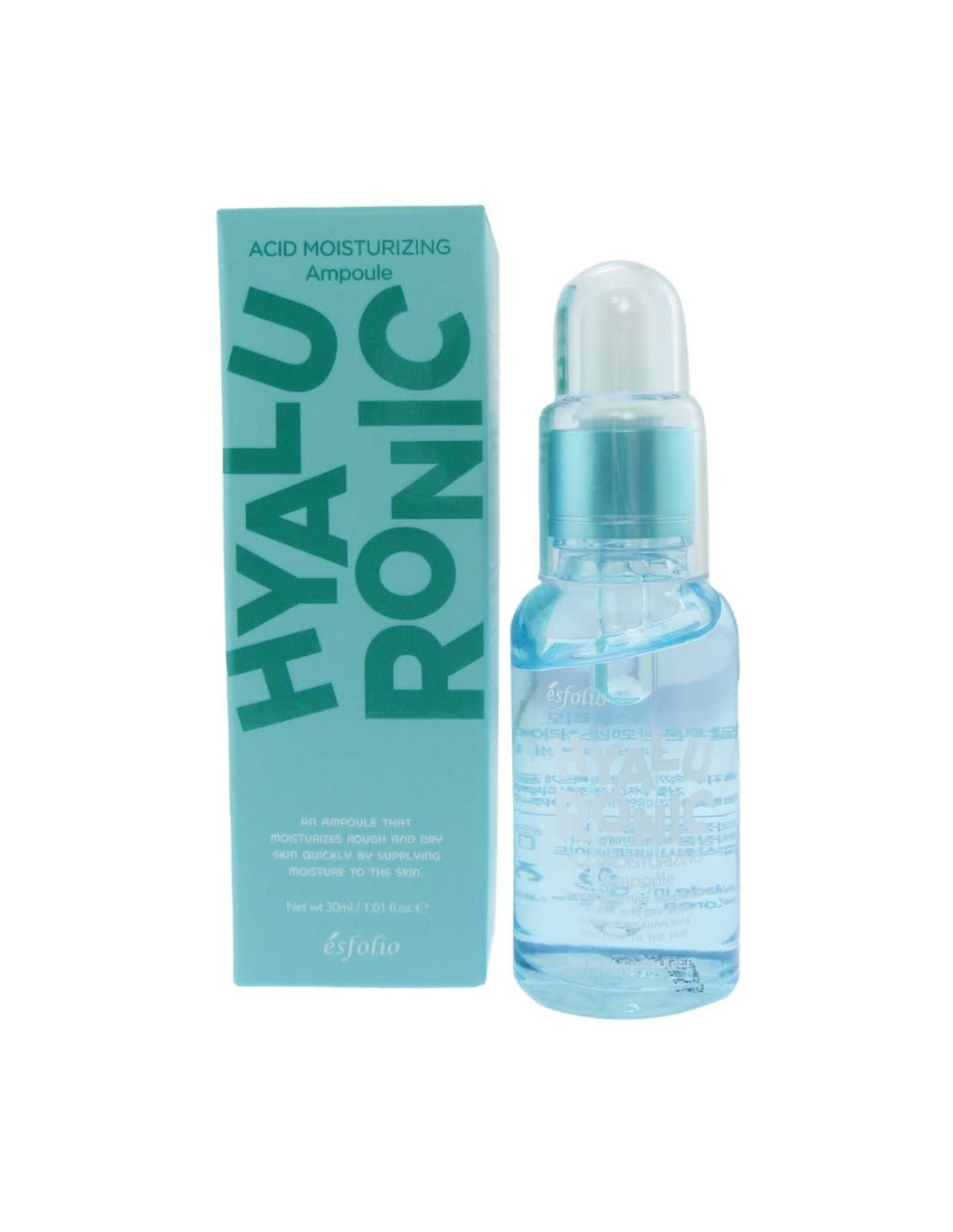 ÉSFOLIO ÁCIDO HIALURÓNICO AMPOLLA HIDRATANTE 30 ML.