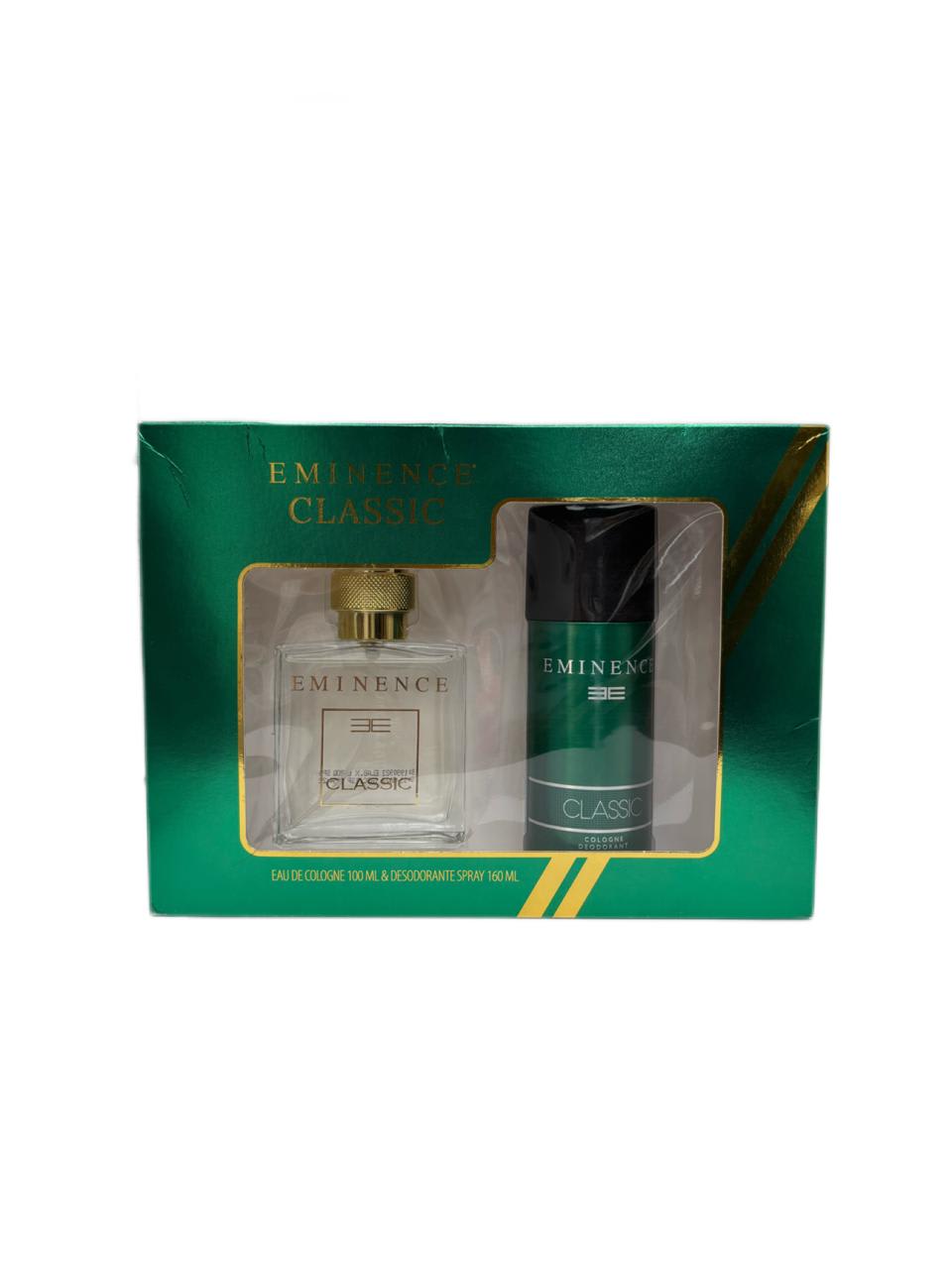 ESTUCHE EMINENCE CLASSIC COLONIA 100ML +DEO 160 GRS DET.