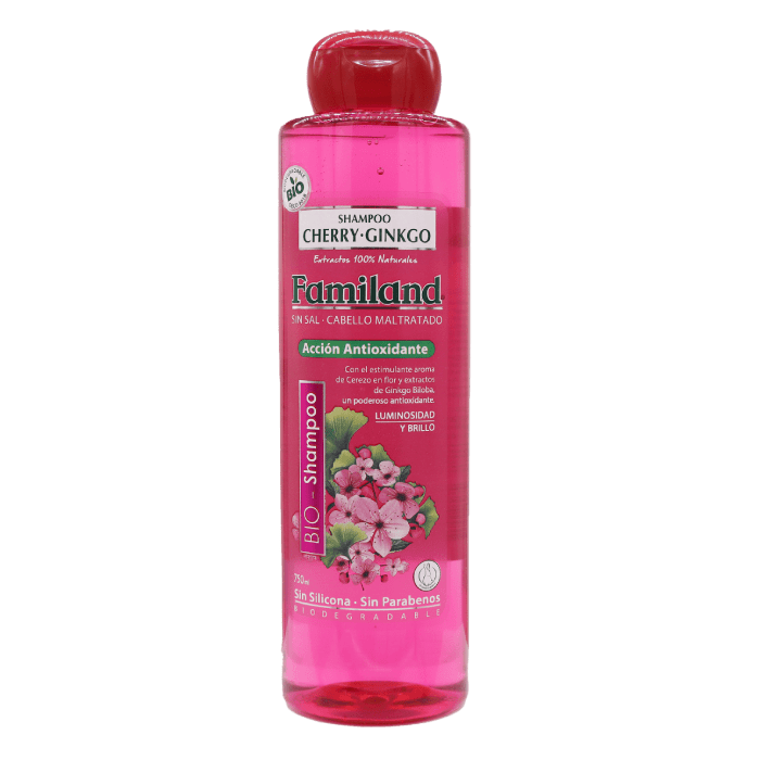 FAMILAND SHAMPOO CHERRY GINKO 750 ML DET.