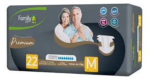 FAMILY SET PAÑALES UNISEX PREMIUM 22U TALLA M