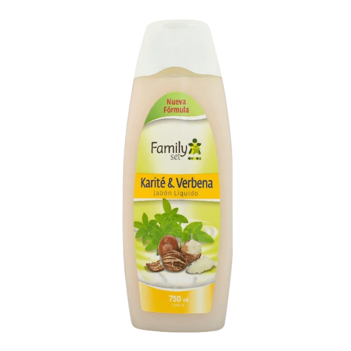 FAMILY SET JABON LIQ. KARITE Y VERBENA 750ML