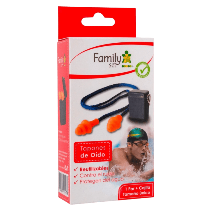 FAMILY SET TAPONES OIDO RUIDO/AGUA.