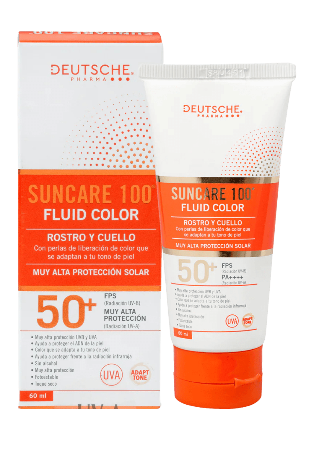 DEUTSCHE SUNCARE 100 FLUID COLOR 50+ 60ML