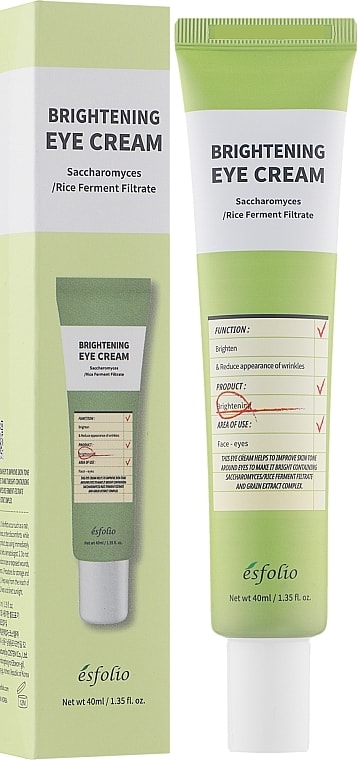 ÉSFOLIO BRIGHTENING EYE CREAM 40 ML