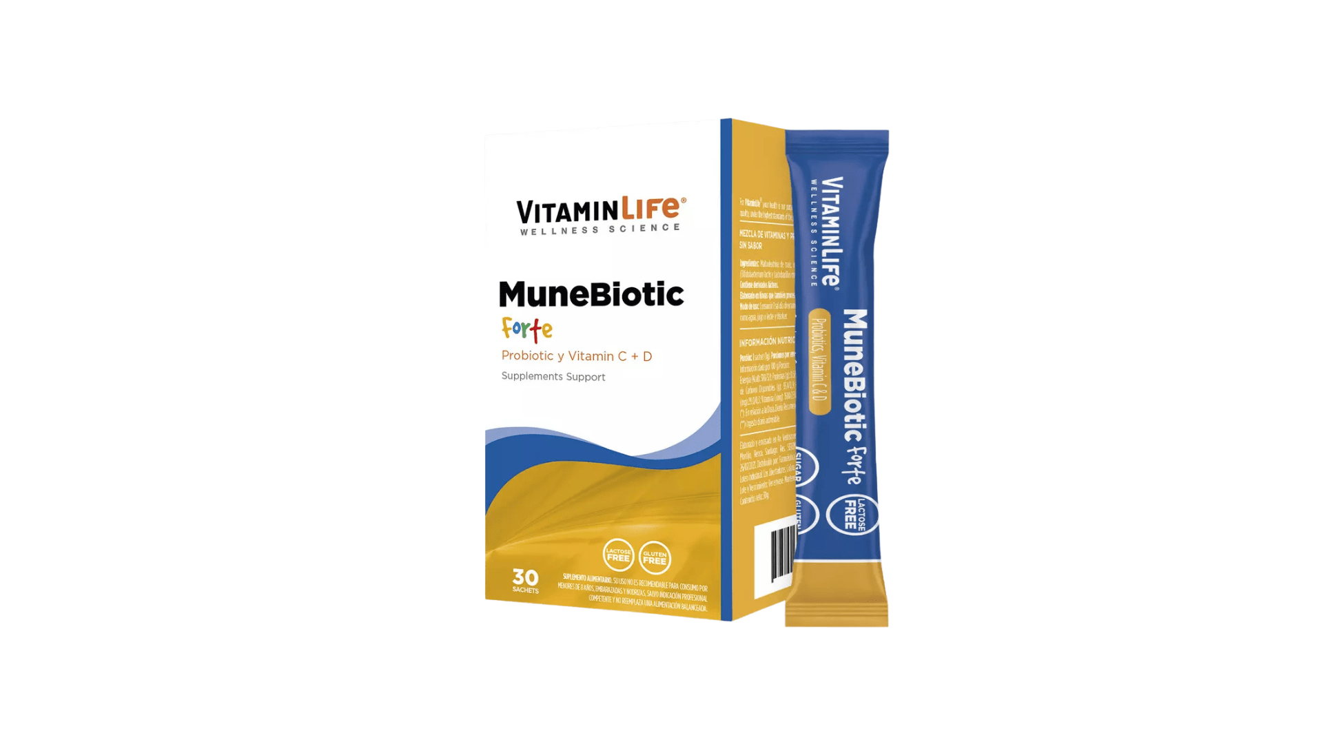VITAMINLIFE MUNEBIOTIC FORTE 30 SACHETS