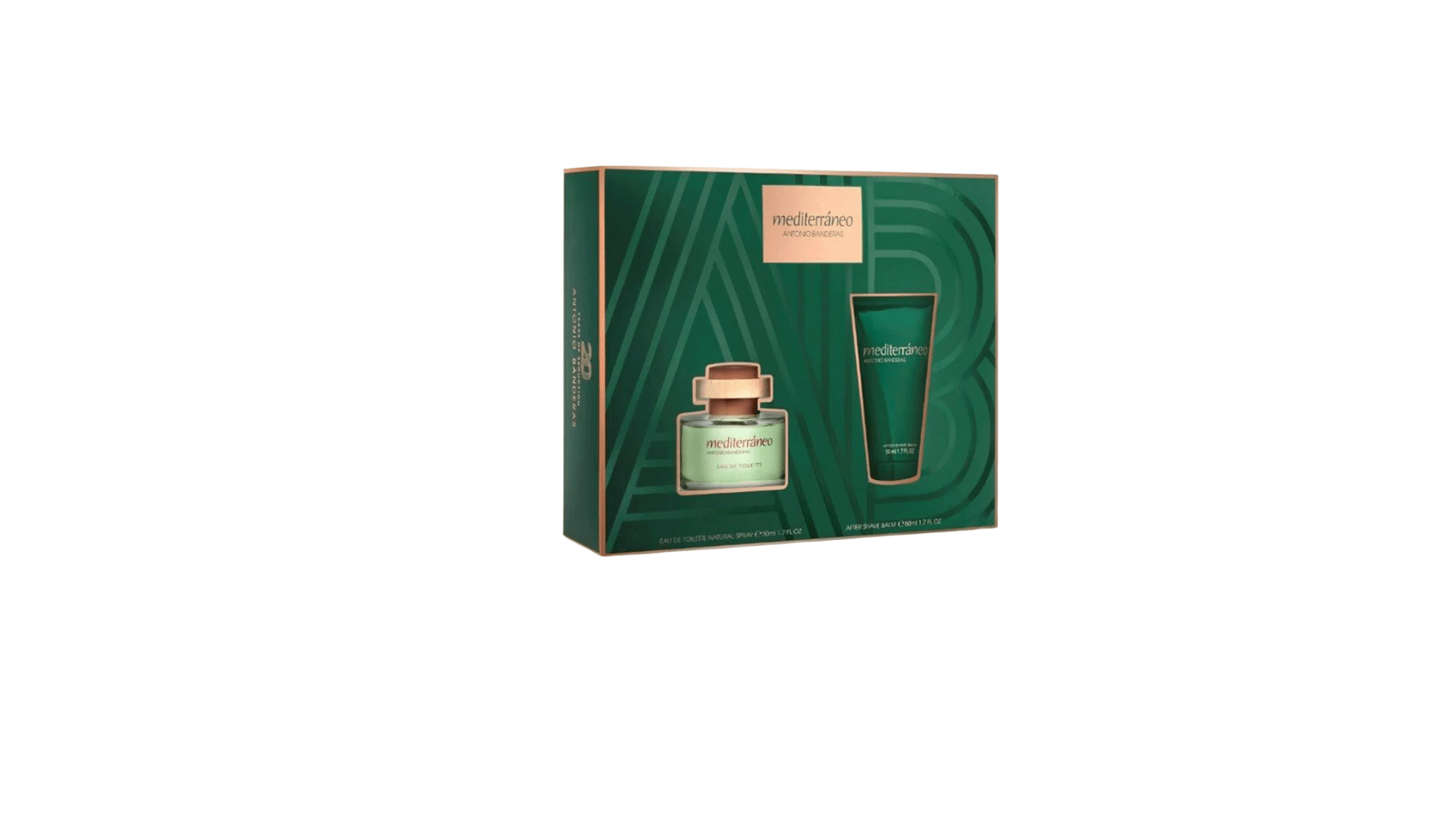EST. ANTONIO BANDERAS MEDITERRÁNEO EDT 50 ML +BÁLSAMO AFTER SHAVE 50 ML