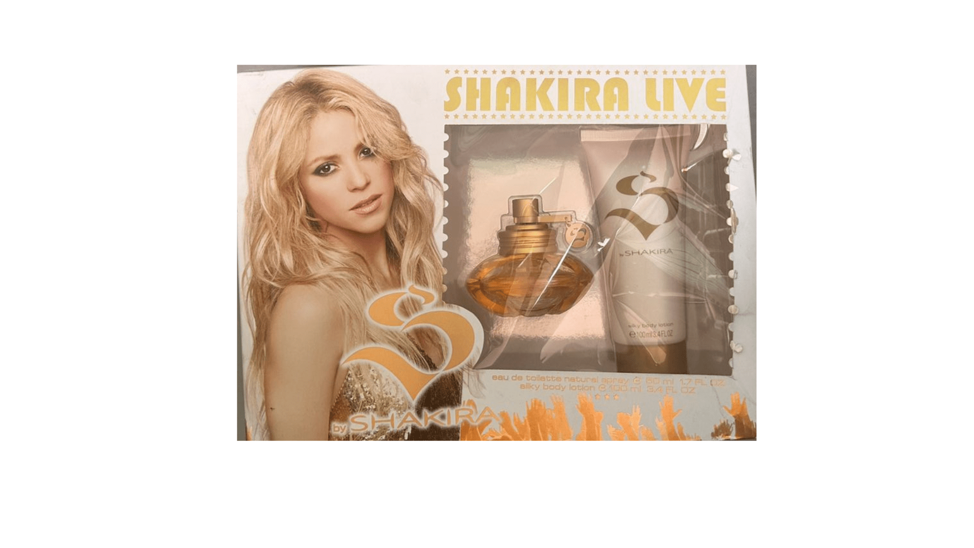EST. SHAKIRA LIVE EDT.50 ML+ BODY LOTION 50 ML DET.