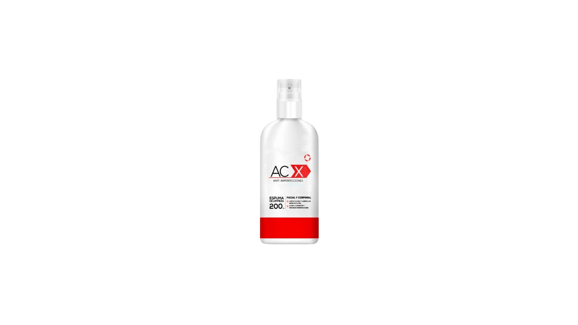 ACX ESPUMA DE LIMPIEZA FACIAL Y CORPORAL  200 ML