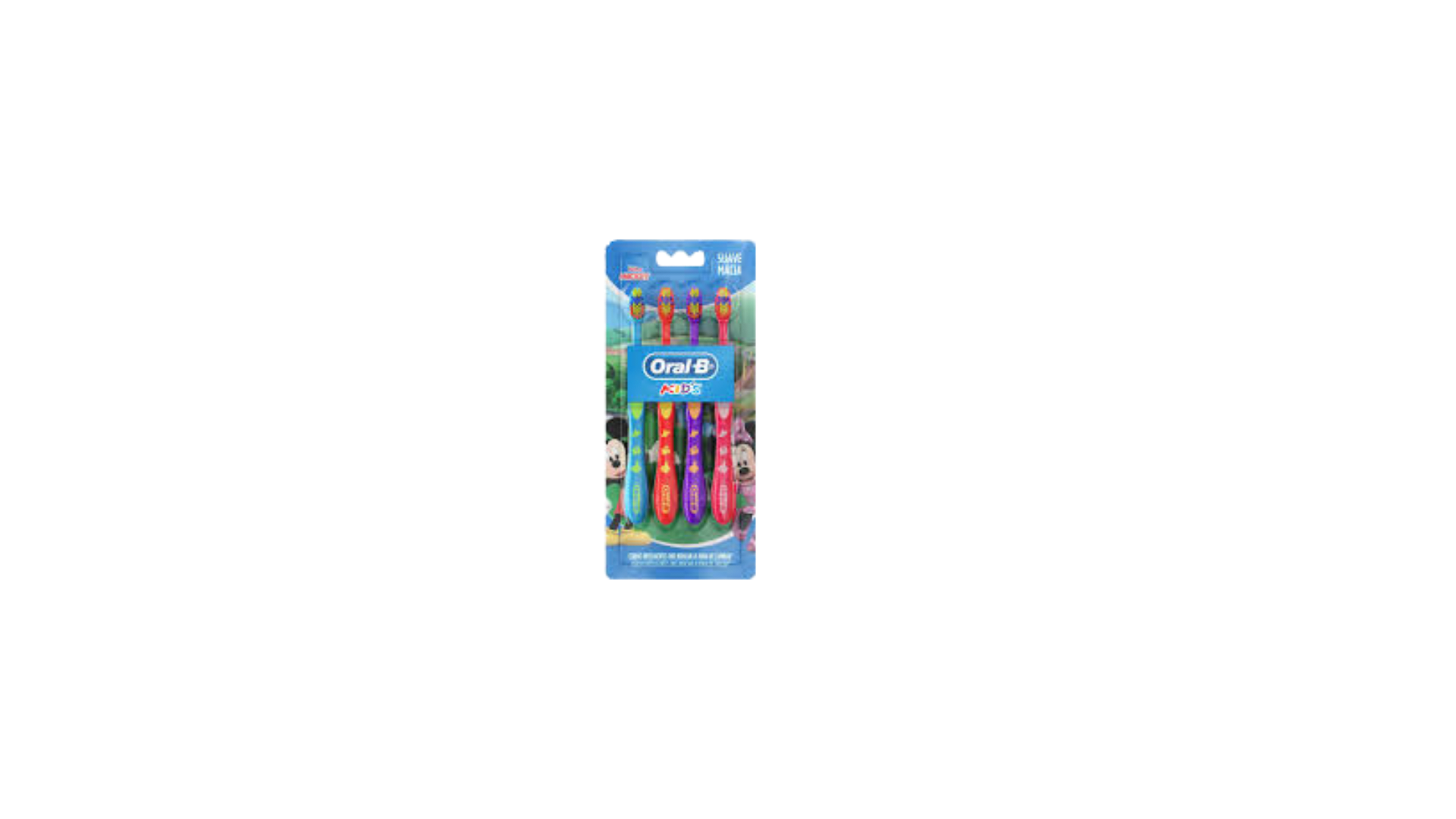 ORAL B SET SUAVE CEPILLOS KID´S X 4