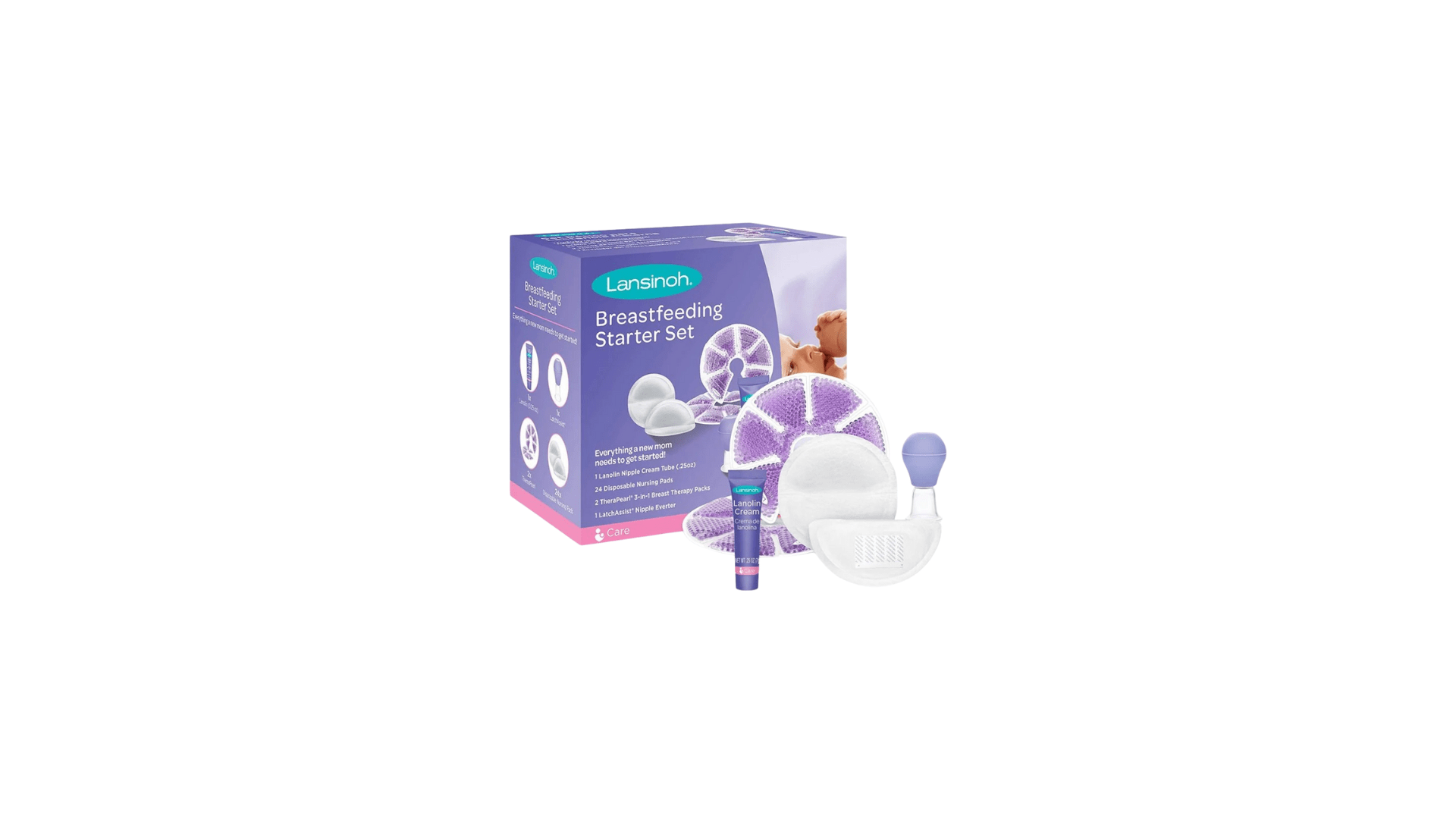 LANSINOH SET BREASTFEEDING STARTER SET LACTANCIA DET.