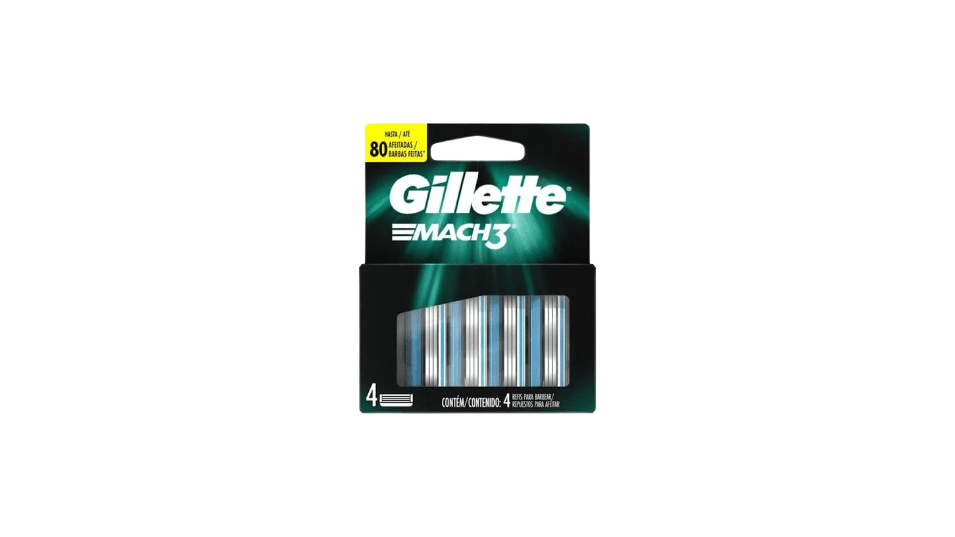 GILLETTE MACH3 REPUESTOS X4 DET.
