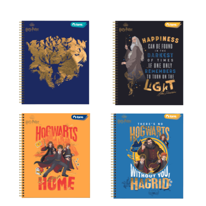 TORRE HARRY POTTER VARIEDAD DE CUADERNOS CLASICOS 100HOJAS
