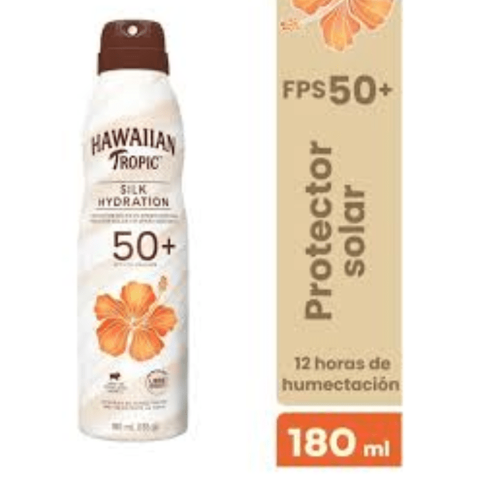 HAWAIIAN TROPIC SILK HIDRATION SPRAY FPS 50 180 ML DET.