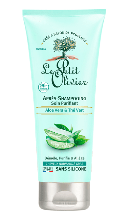 LE PETIT OLIVIER ACONDICIONADOR CABELLO NORMAL A GRASO CON ALOE VERA Y EXTRACTO DE TÉ VERDE 200 ML