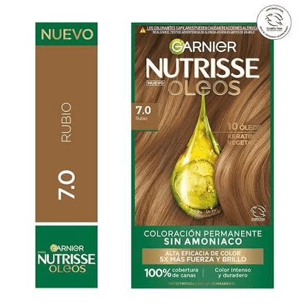 GARNIER NUTRISSE OLEO TINTURA RUBIO 7.0 DET.
