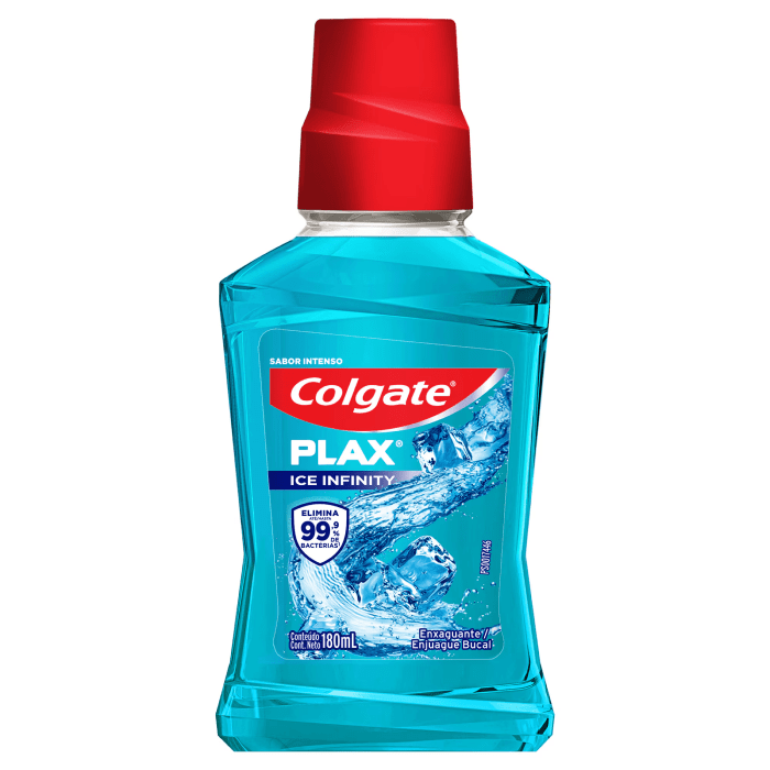 COLGATE PLAX ICE INFINITY ENJUAGUE BUCAL 180 ML