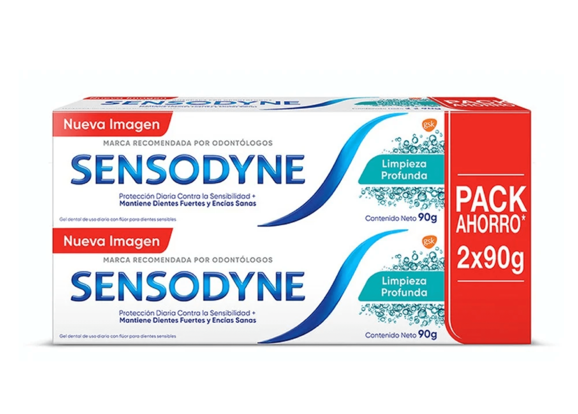 SENSODYNE PASTA DENTAL LIMPIEZA PROFUNDA 90 G X2