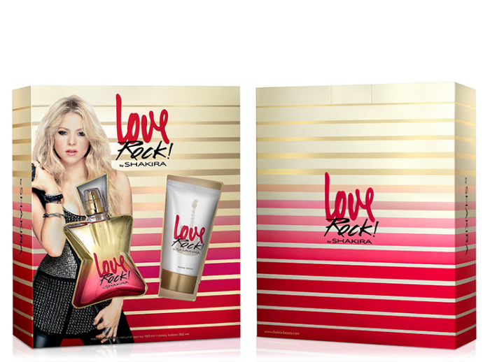 EST. SHAKIRA LOVE ROCK EDT 50 ML+ BODY LOTION 50 ML DET.