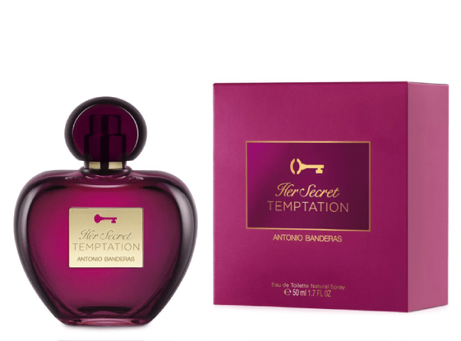 ANTONIO BANDERAS  THE SECRET TEMPTATION EAU DE TOILETTE DE 50 ML DET.