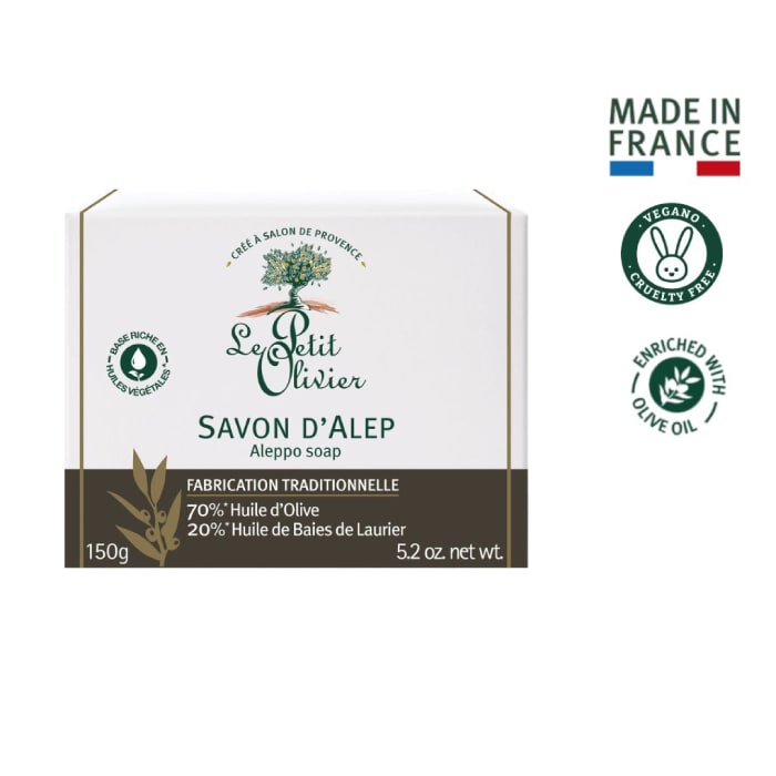 LE PETIT OLIVIER JABÓN DE ALEPO - PRODUCTO VEGANO 150 GRS.