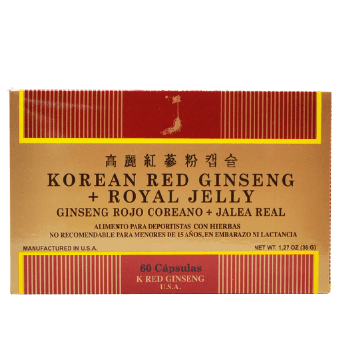 FDC KOREAN RED GINSENG  + VITAMINAS 60 CÁPSULAS