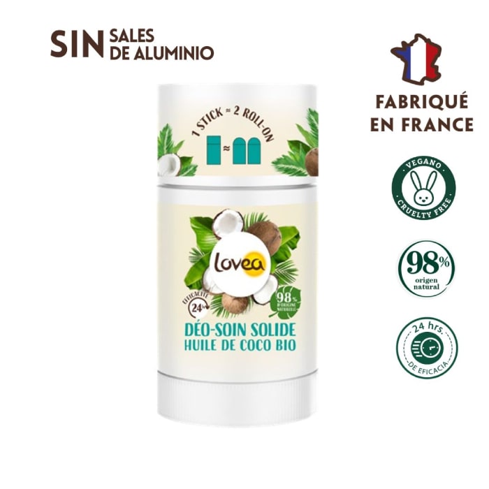 LOVEA DESODORANTE SÓLIDO COCO 50 GRS.