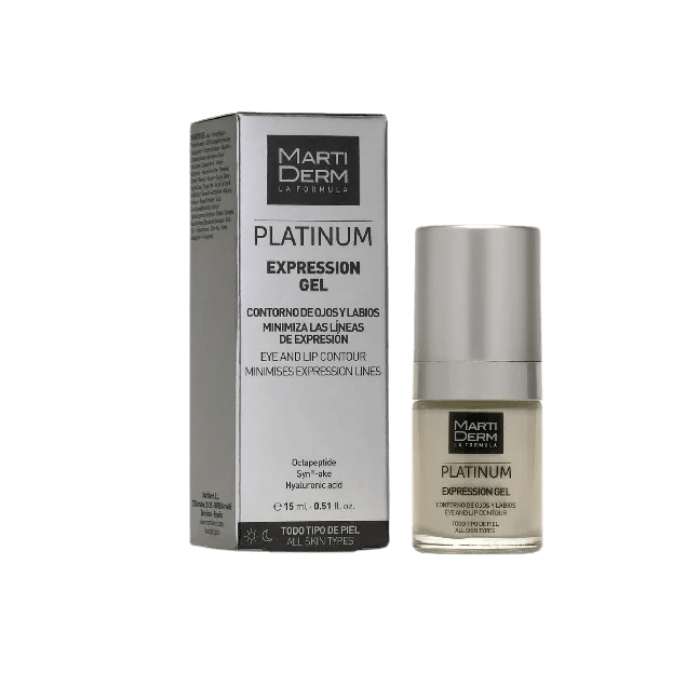 MARTIDERM PLATINUM EXPRESSION GEL CONTORNO OJOS Y LABIOS 15ML