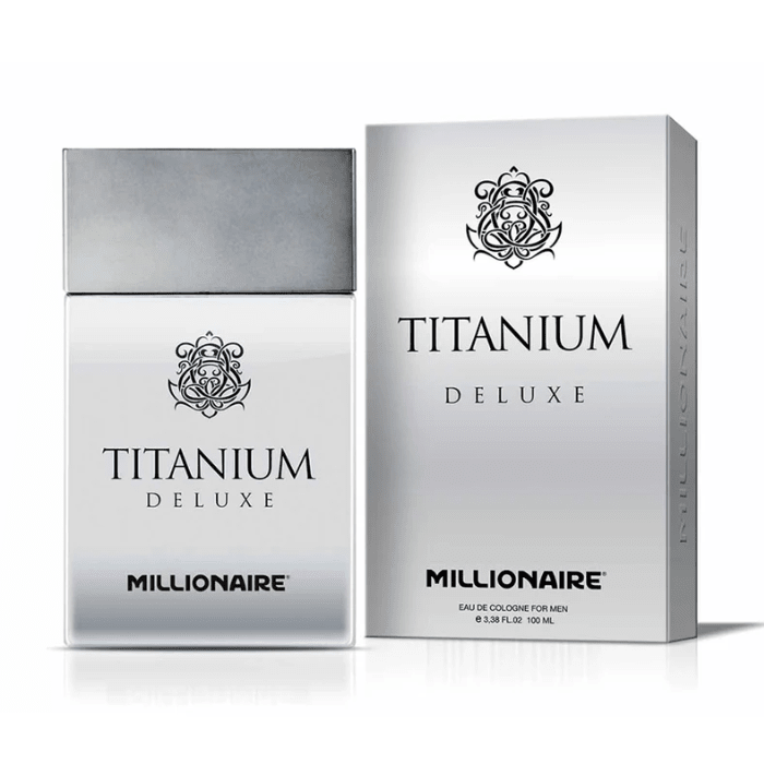 MILLIONAIRE TITANIUM DELUXE EDP 100 ML DET.