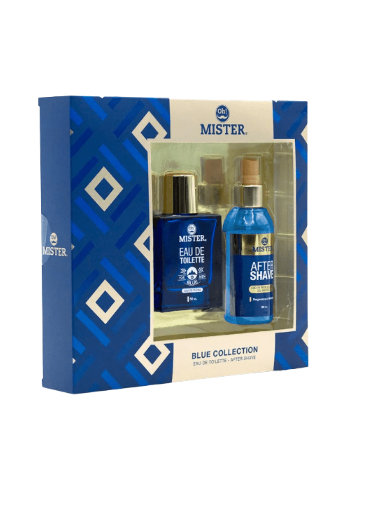 MISTER BLUE EDT. SPRAY 50+AFTER SHAVE 90 DET.