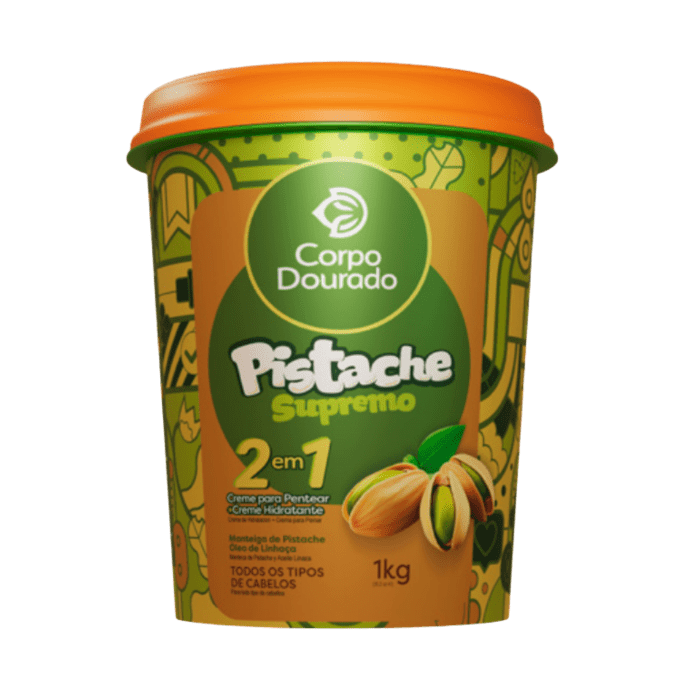 CORPO DOURADO CREMA CAPILAR PISTACHE SUPREMO 1000ML